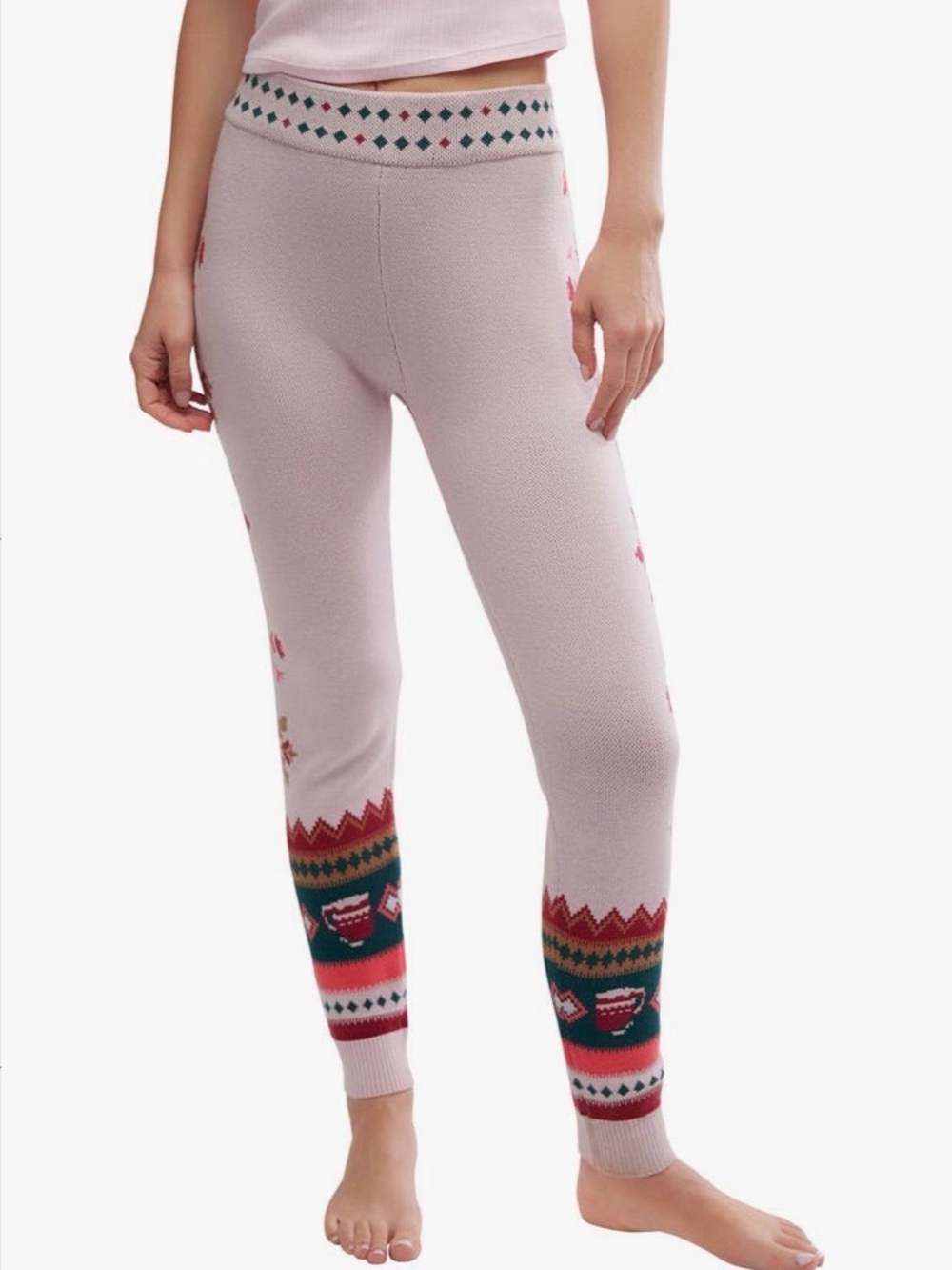 Free People Falala Fair Isle Leggings